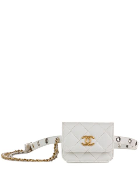 HOT SALE CHANEL 2021 Punk Chain belt bag Women