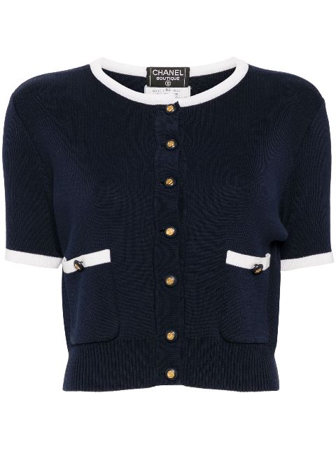 CHANEL 1994 short sleeve cardigan Women