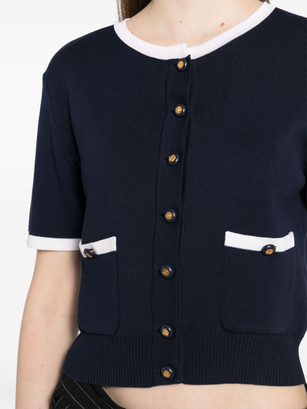 CHANEL 1994 short sleeve cardigan Women