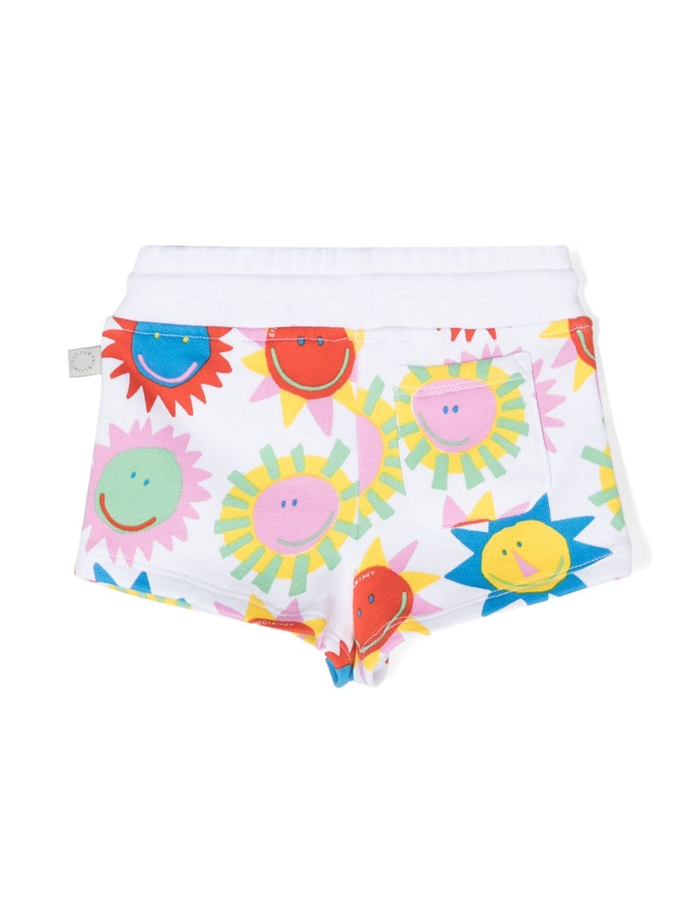 Stella McCartney Kids Shorts met grafische print Wit