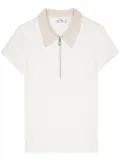 The Upside contrast-collar polo shirt - White