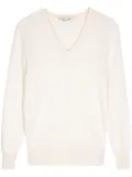 Christian Dior Pre-Owned 1990-2000s V-neck fine-knit jumper - Neutrals