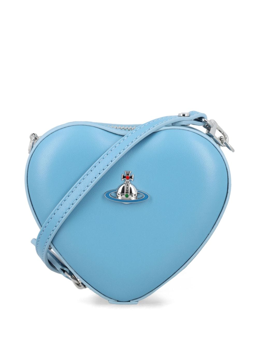 Vivienne Westwood Mini Heart Crossbody In 蓝色