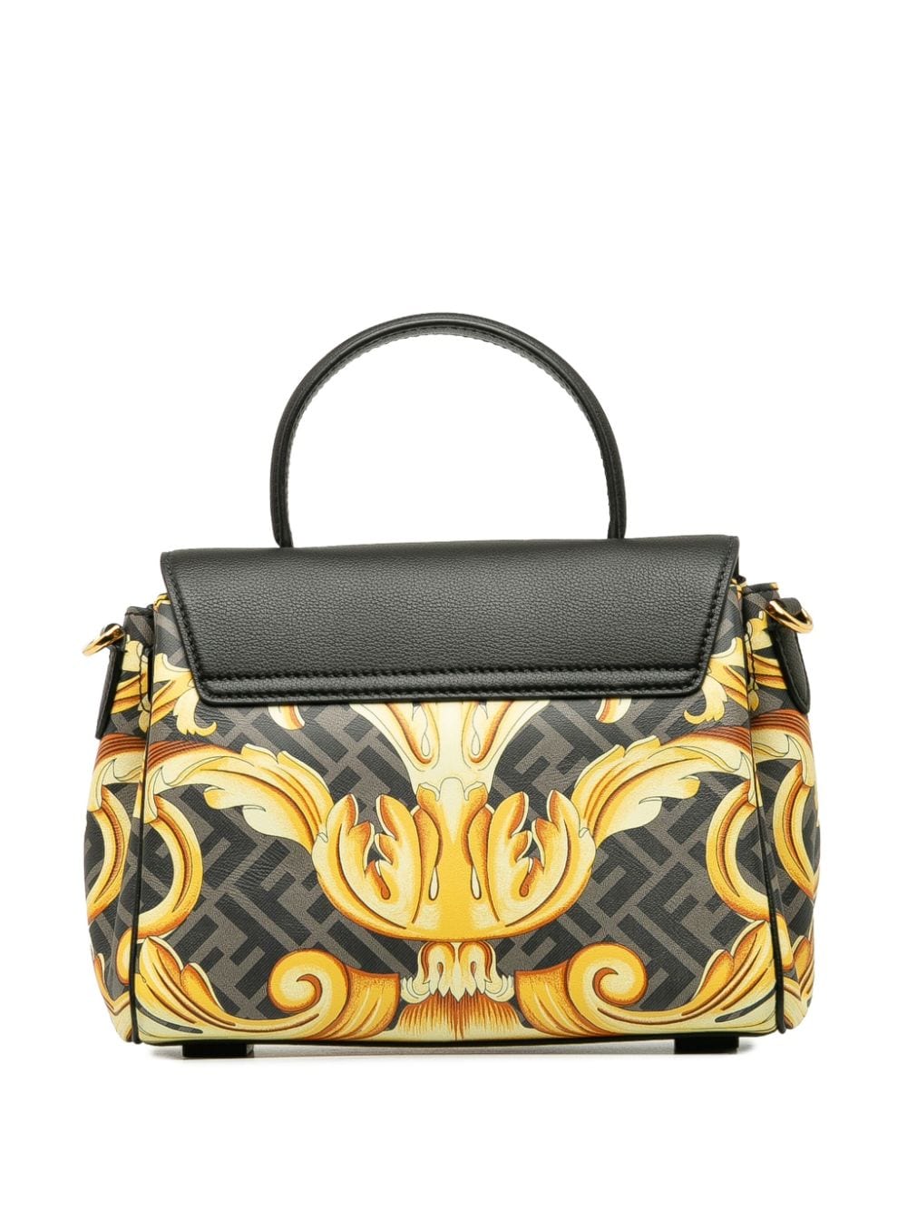 Fendi Pre-Owned 2022 x Versace Fendace La Medusa handbag - Zwart