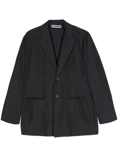 Jil Sander Pre-Owned 2000s single-breasted poplin blazer