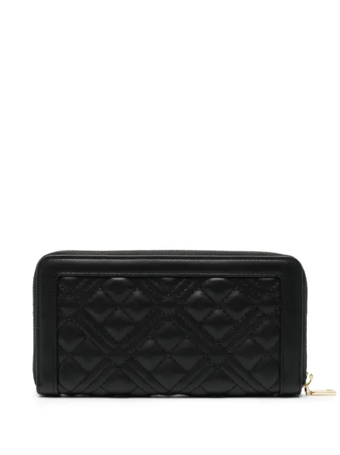 Love Moschino logo-plaque quilted wallet JC5600PP0ILA0 - 1
