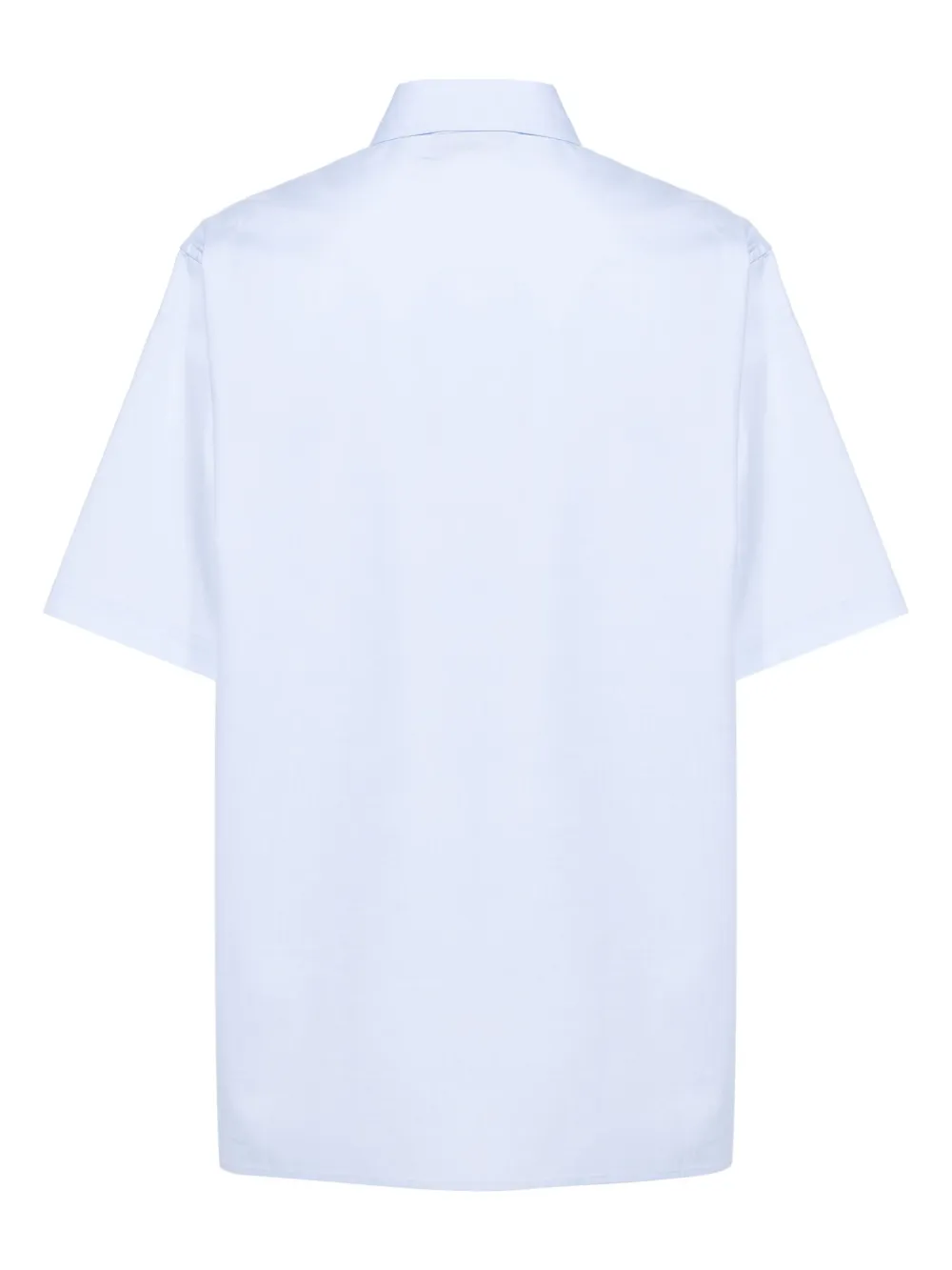 DARKPARK straight-point collar cotton shirt - Blauw