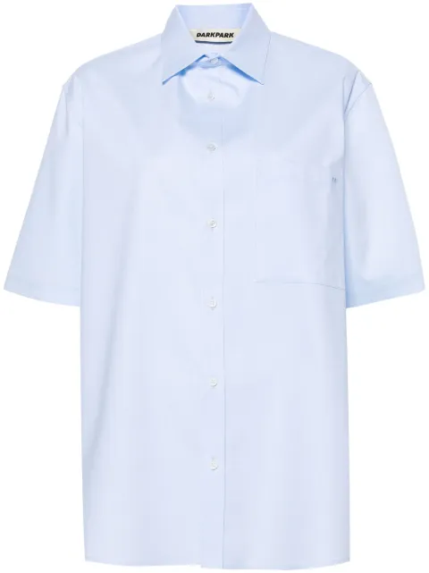 DARKPARK straight-point collar cotton shirt