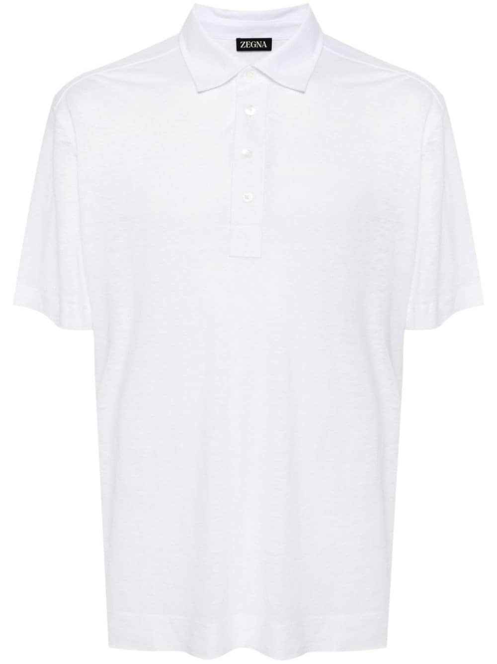 Image 1 of Zegna linen polo shirt