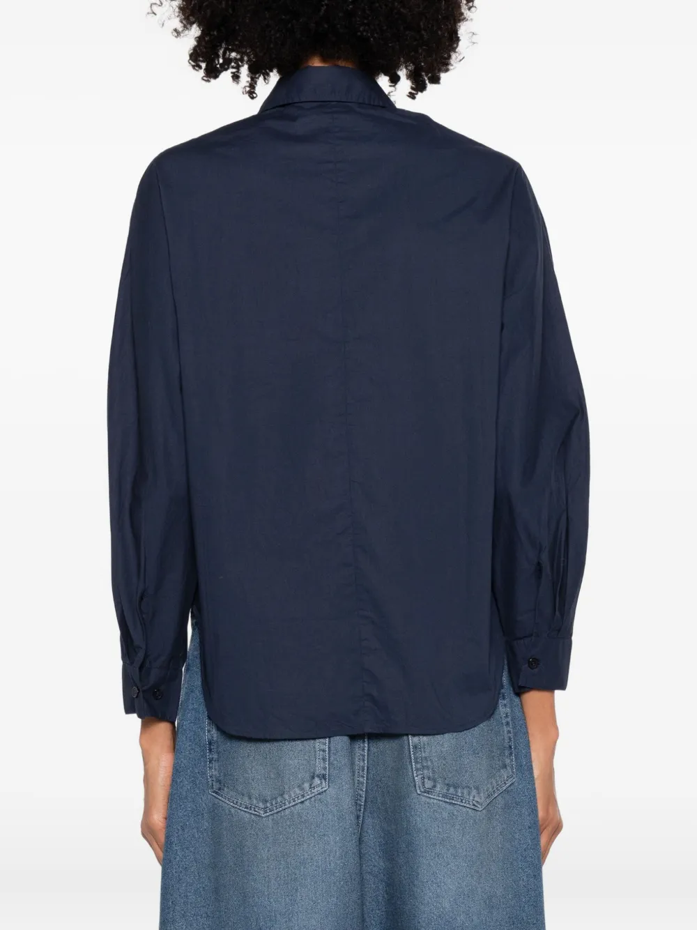 Essentiel Antwerp Fresh Sequin-embellished Shirt In Blue