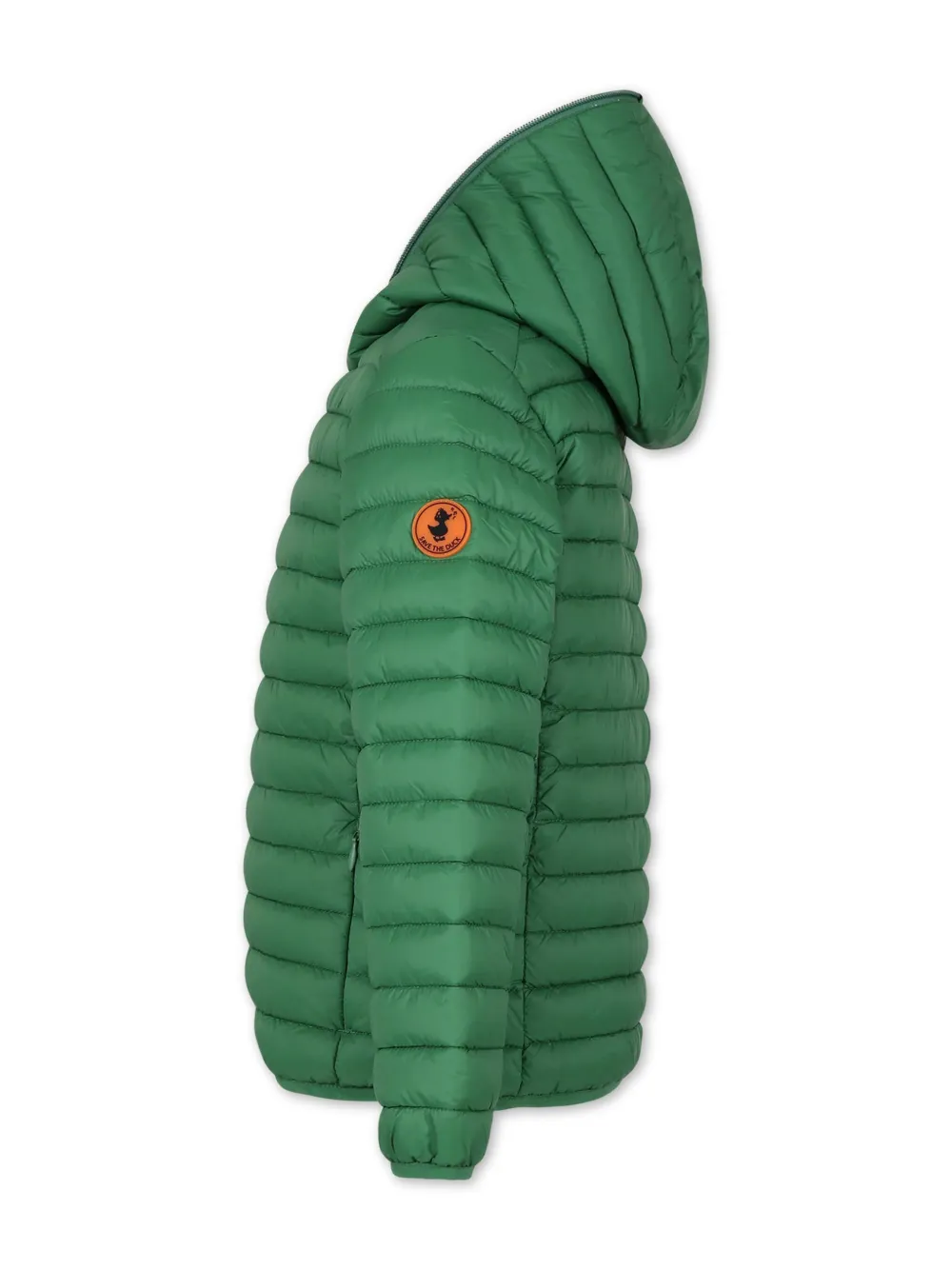 Shop Save The Duck Giga Padded Hooded Jacket In Green