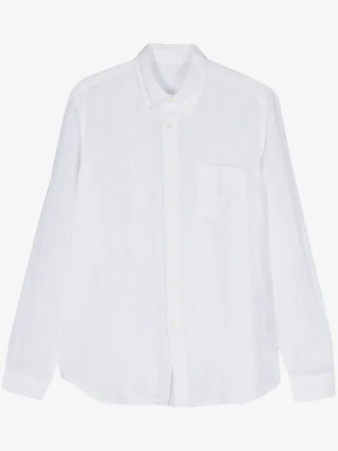 120% Lino camisa de tejido chambray