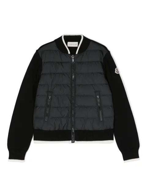 Moncler Enfant panelled down jacket