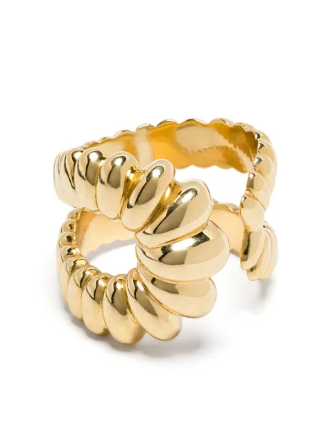 LEANDRA bague Spiral en or 18ct