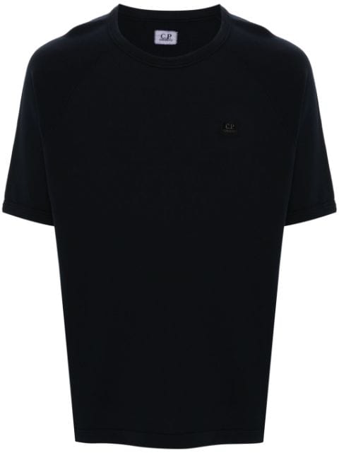 logo-embroidered cotton T-shirt