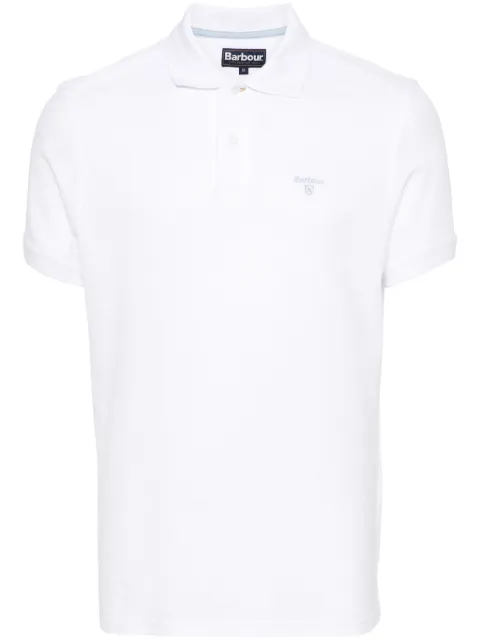 Barbour logo-embroidered cotton polo shirt