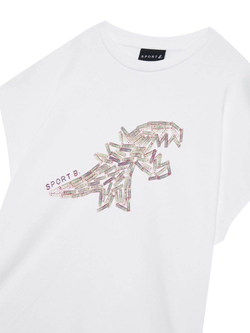 Shop Sport B. By Agnès B. Logo-print Cotton T-shirt In 白色