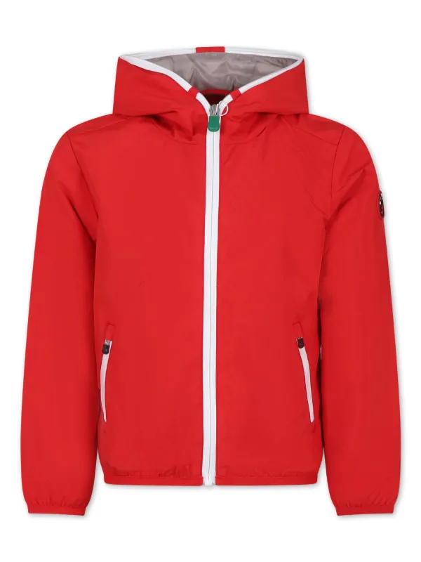 Save The Duck Kids Shell zip up Hoodie Red FARFETCH IE