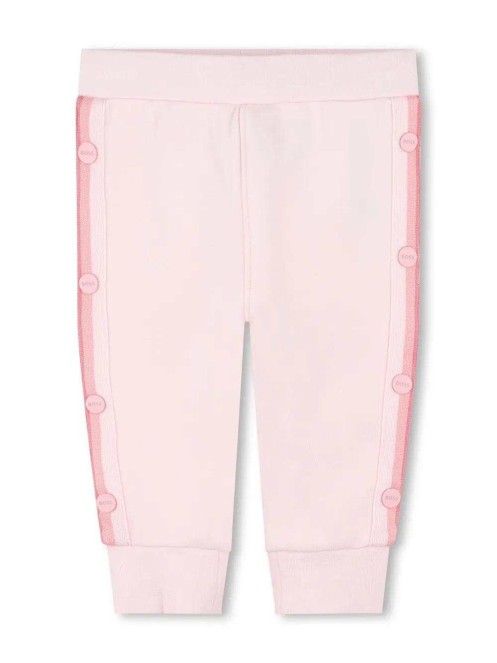 Shop Bosswear Logo-print Cotton Tracksuit Set In Pink