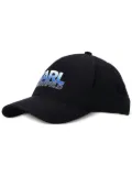 Karl Lagerfeld logo-print cotton-blend baseball cap - Black