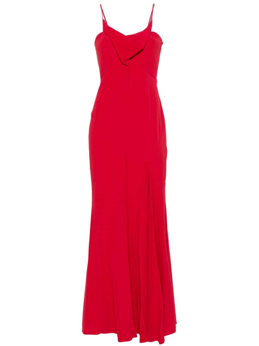 Shop Isabel Marant Kapri Sleeveless Dress In Red