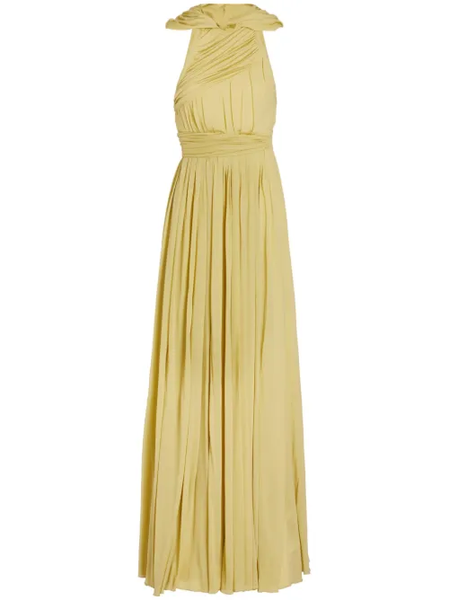 Robe plissée à capuche - Giambattista Valli - Modalova