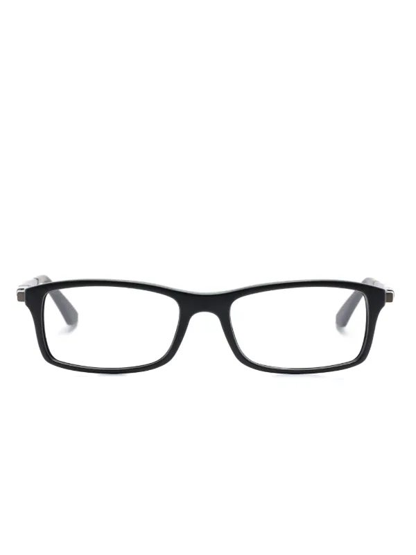 Ray-Ban rectangle-frame Glasses Grey FARFETCH TR