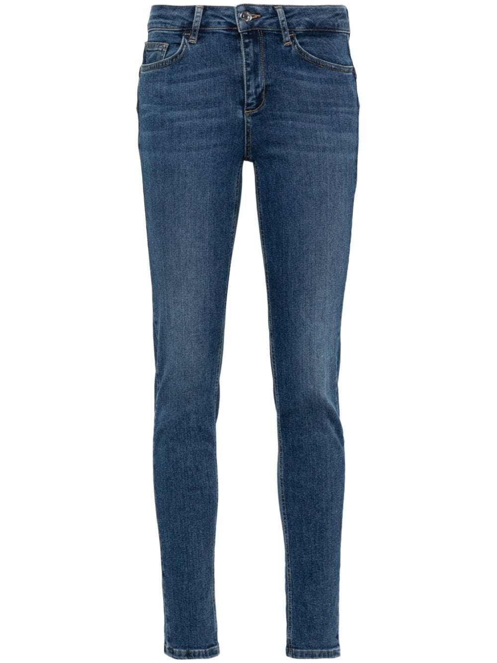 Liu •jo High-rise Skinny Jeans In Blue