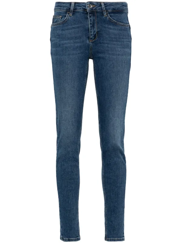 LIU JO high-rise Skinny Jeans Blue FARFETCH ID