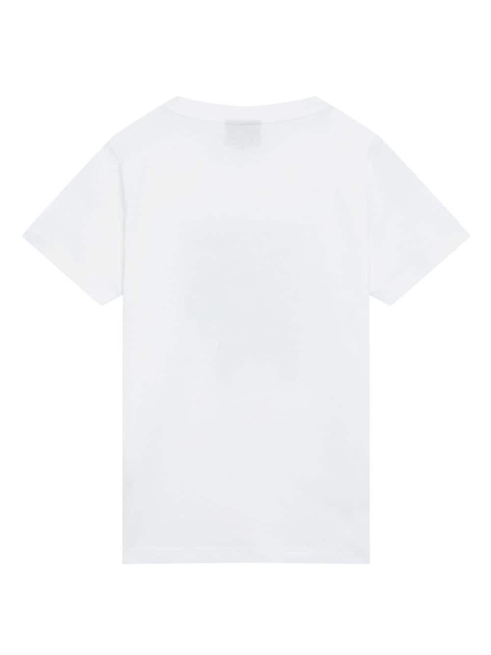 SPORT b. by agnès b. Katoenen T-shirt met logopatch - Wit