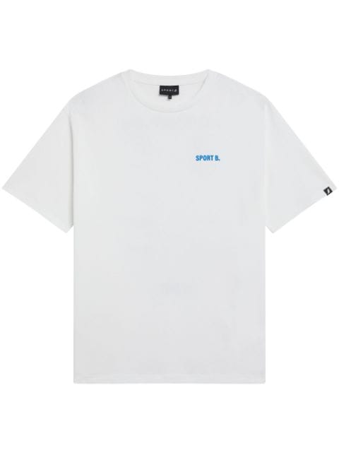 SPORT b. by agnès b.  slogan-print cotton T-shirt