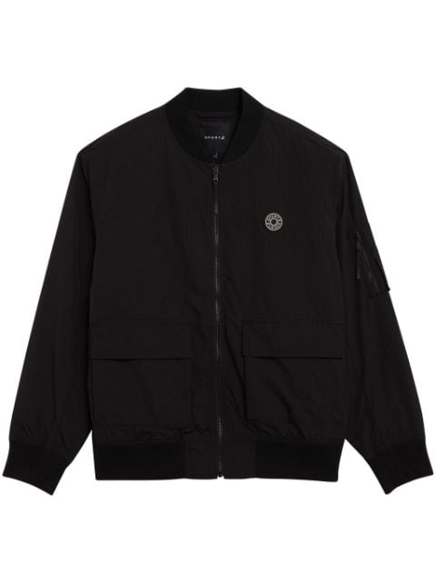 SPORT b. by agnès b.  badge-embroidered bomber jacket