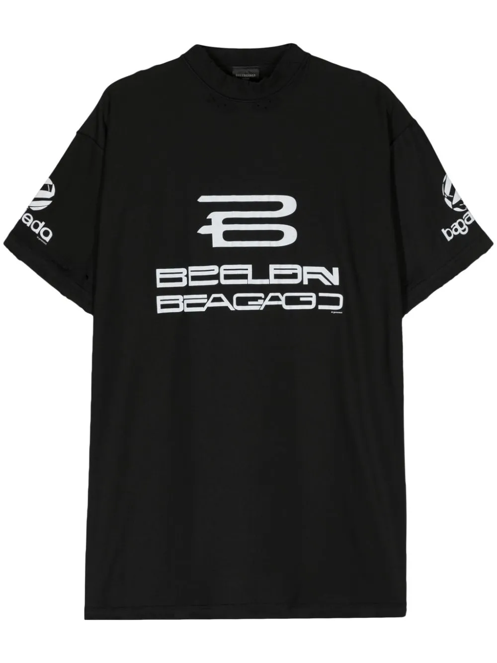 Balenciaga AI Generated katoenen T-shirt Zwart