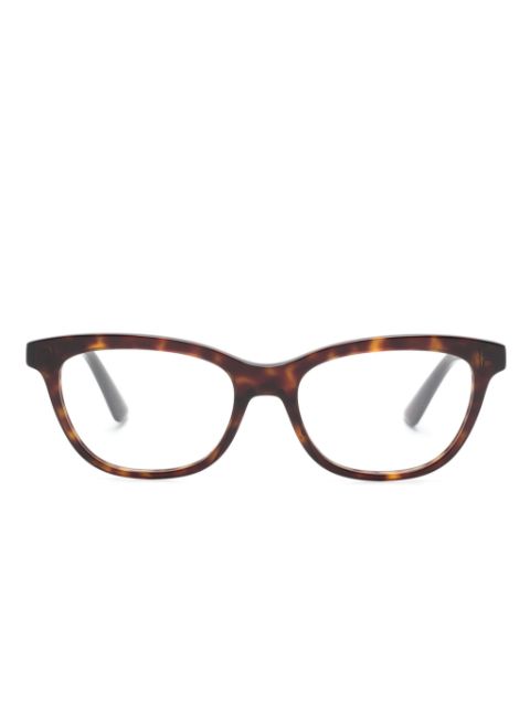 Alexander McQueen Eyewear tortoiseshell butterfly-frame glasses Women