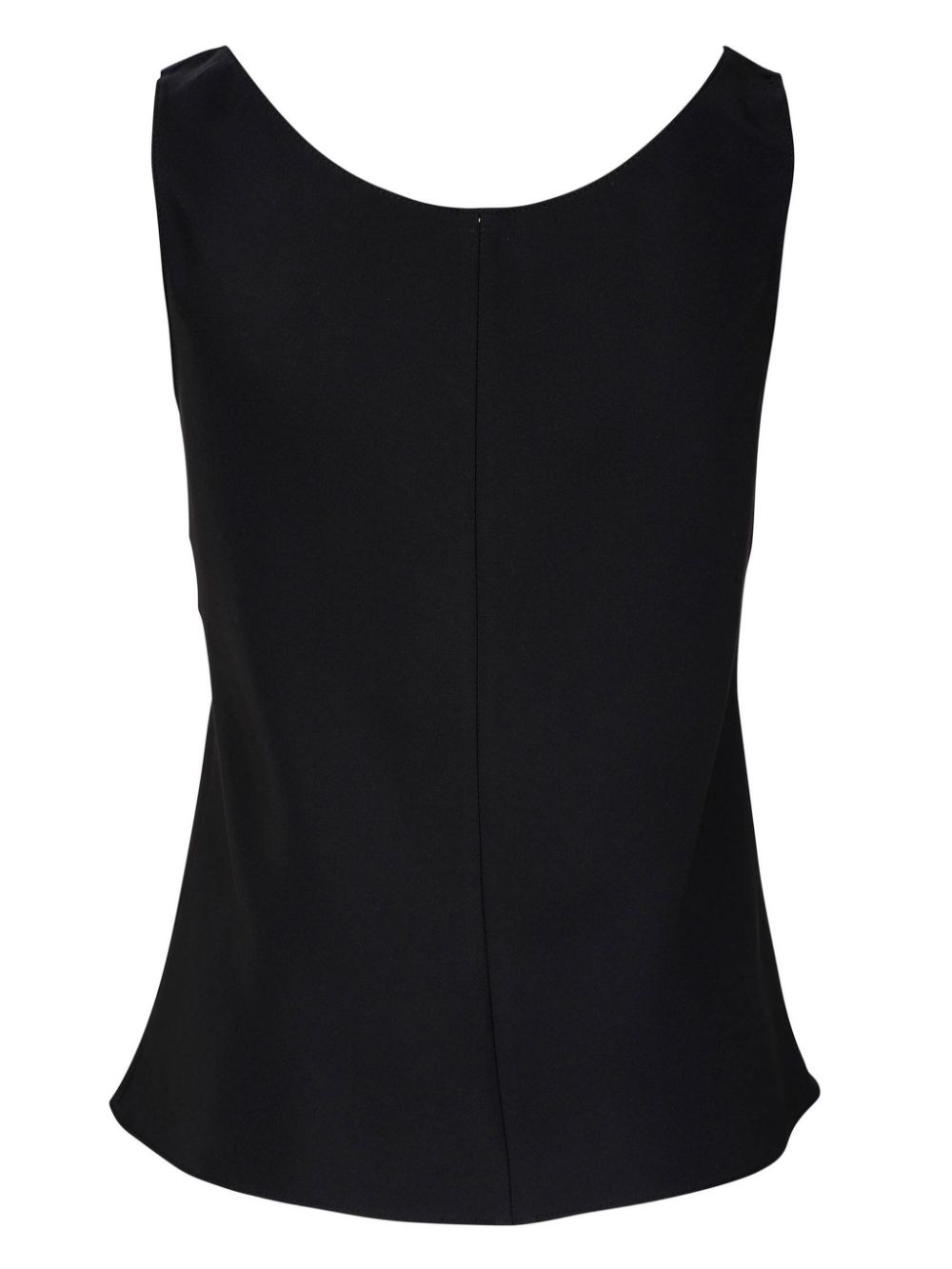 Shop Peter Cohen Scoop-neck Silk Vest Top In Black