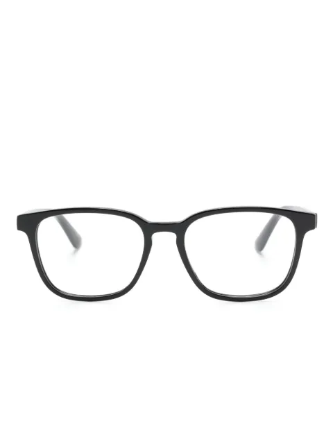 Alexander McQueen Eyewear logo-engraved square-frame glasses