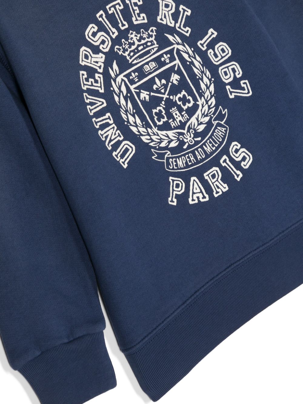 Shop Ralph Lauren Slogan-print Sweatshirt In Blau