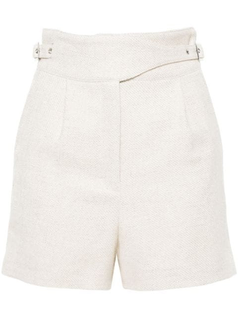 IRO pleated textured shorts