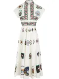 Giambattista Valli Micromosaic midi dress - Neutrals