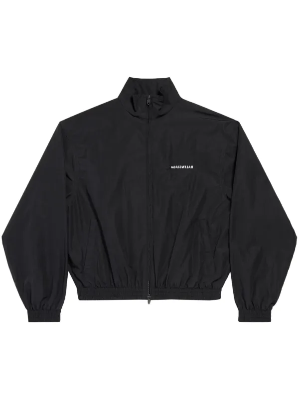 Balenciaga ロゴ トラックジャケット | ブラック | FARFETCH JP