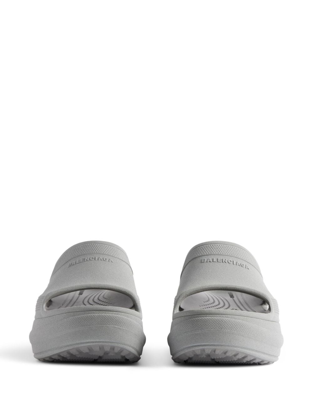 Shop Balenciaga X Crocs™ Pool Platform Slides In White