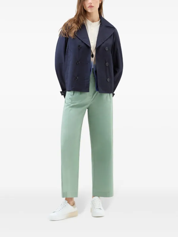 Woolrich Havice double-breasted Jacket | Blue | FARFETCH