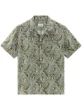 Woolrich tropical-print bowling shirt - Green