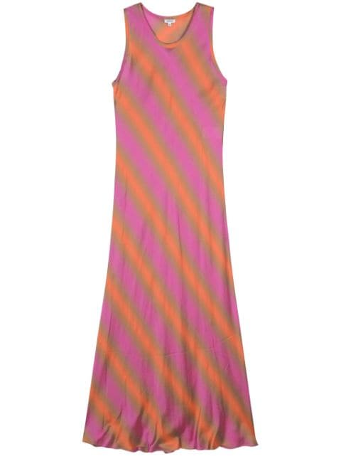 ASPESI striped slip maxi dress