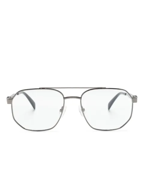 Alexander McQueen Eyewear 0495O pilot-frame glasses