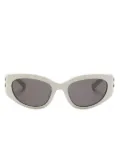Balenciaga Eyewear Bossy Round AF sunglasses - Neutrals
