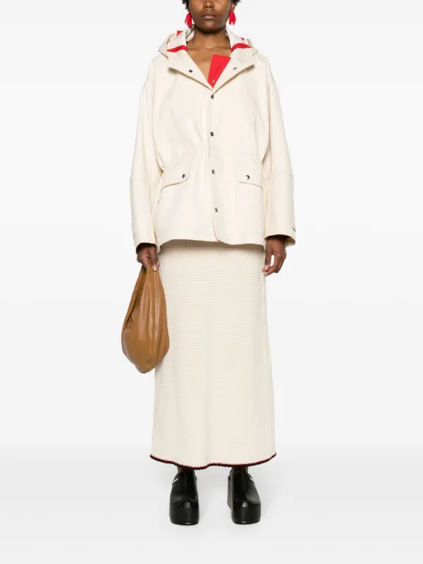 人気の贈り物が大集合 Plan C FARFETCH | Neutrals | Jacket Parka Twill Hooded ジャケット・アウター