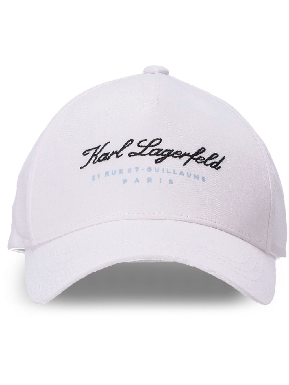Karl Lagerfeld Honkbalpet met geborduurd logo Wit