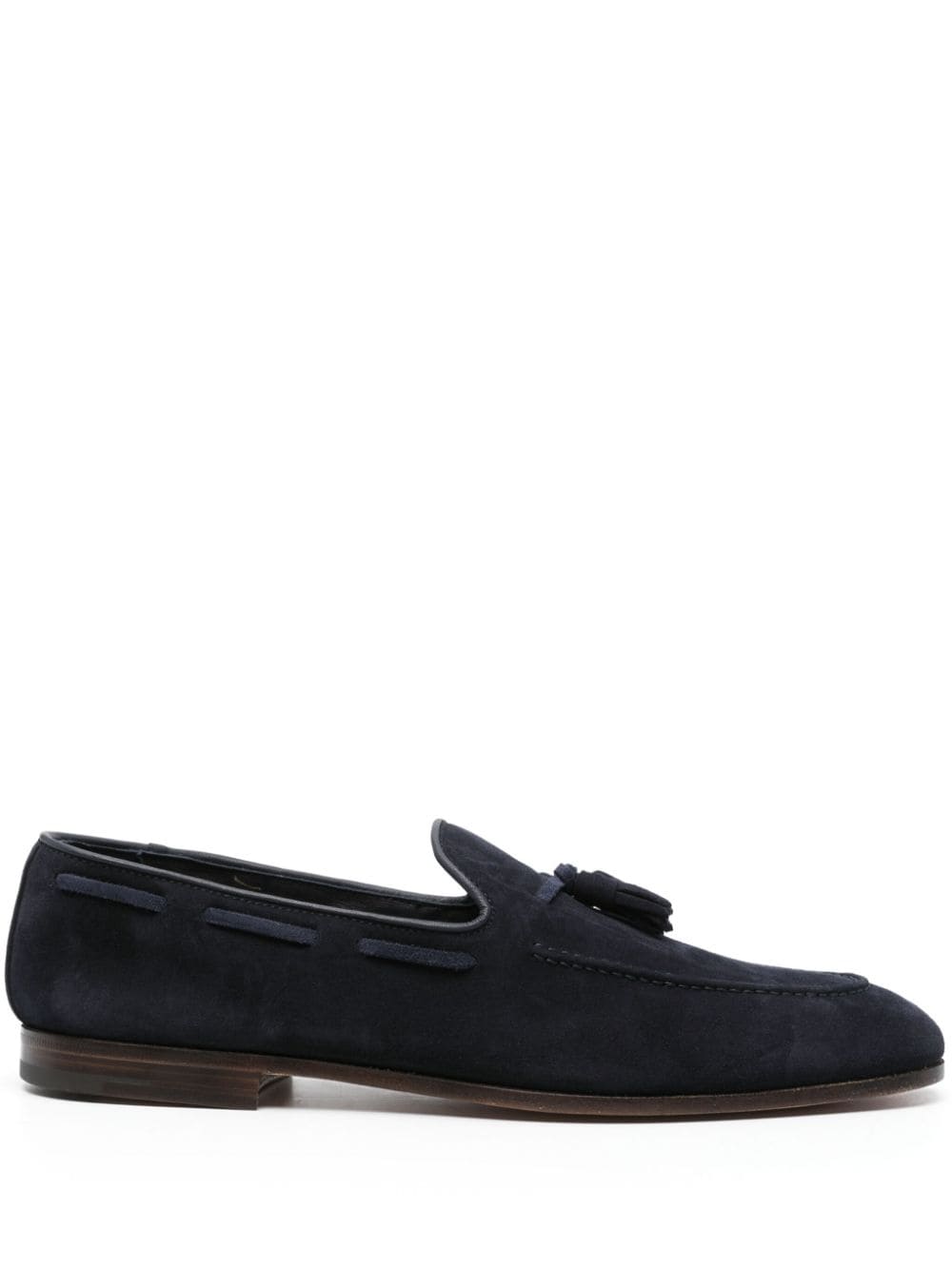 Church's tassel-detail suede loafers Blue