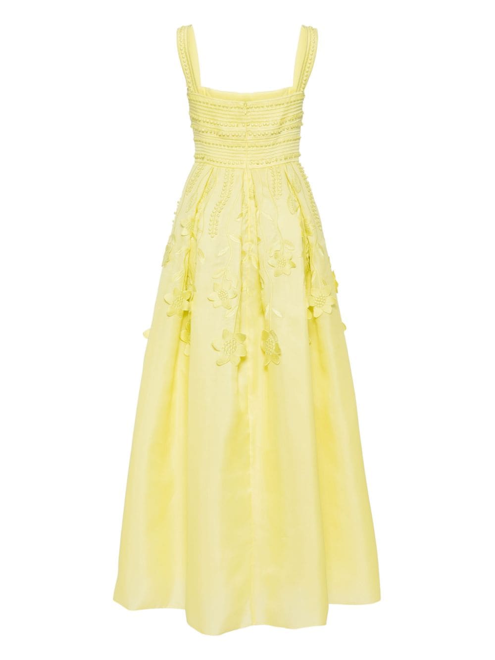 Shop Elie Saab Willow Wisp Organza Gown In Yellow